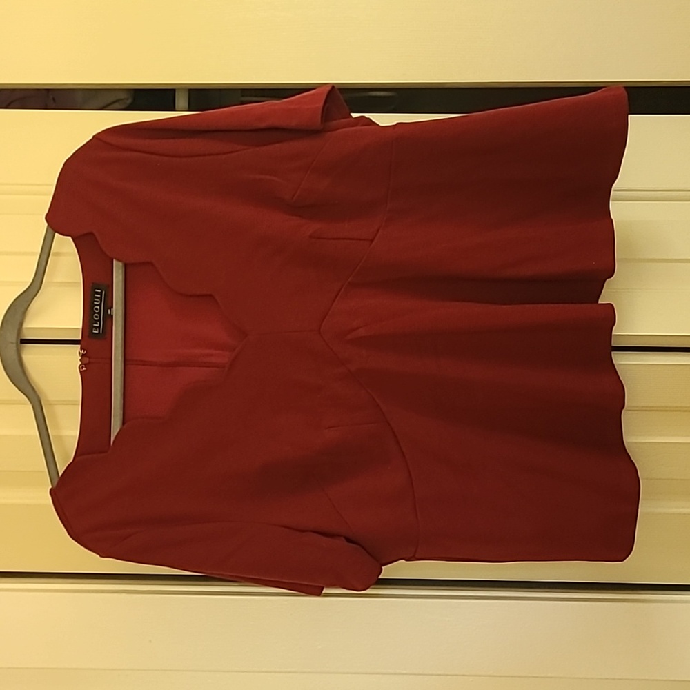 Eloquii peplum top